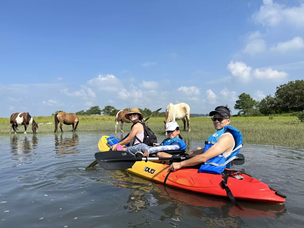 Guided kayak tours Chincoteague in VA